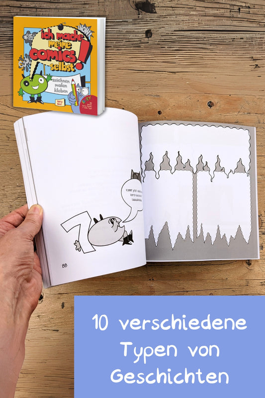 11 "Ich mache meine Comics selbst!" Das Mitmach-Buch für Kids von 8-10