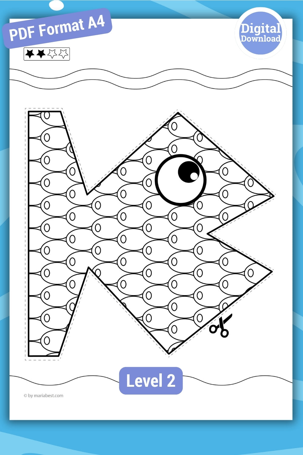 01 Vorlagen für Schneidetraining | PDF Download | Fun mit Fischen