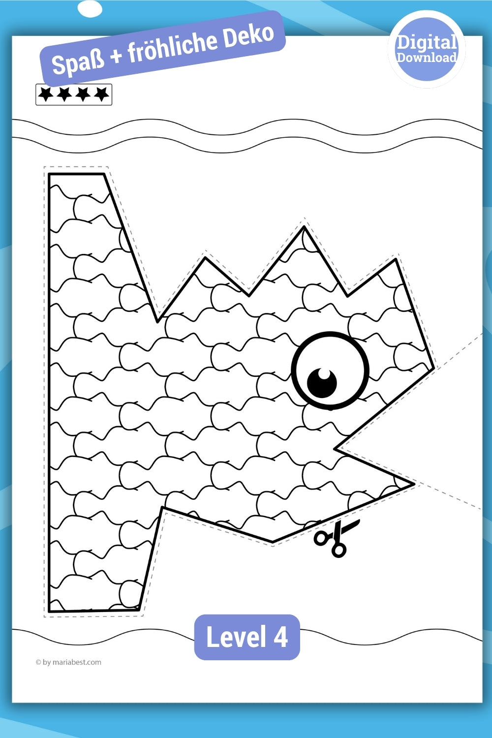 01 Vorlagen für Schneidetraining | PDF Download | Fun mit Fischen