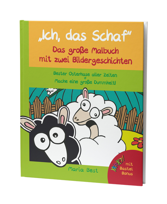 | Ich das Schaf - Das große Ostermalbuch mit zwei Bildergeschichten