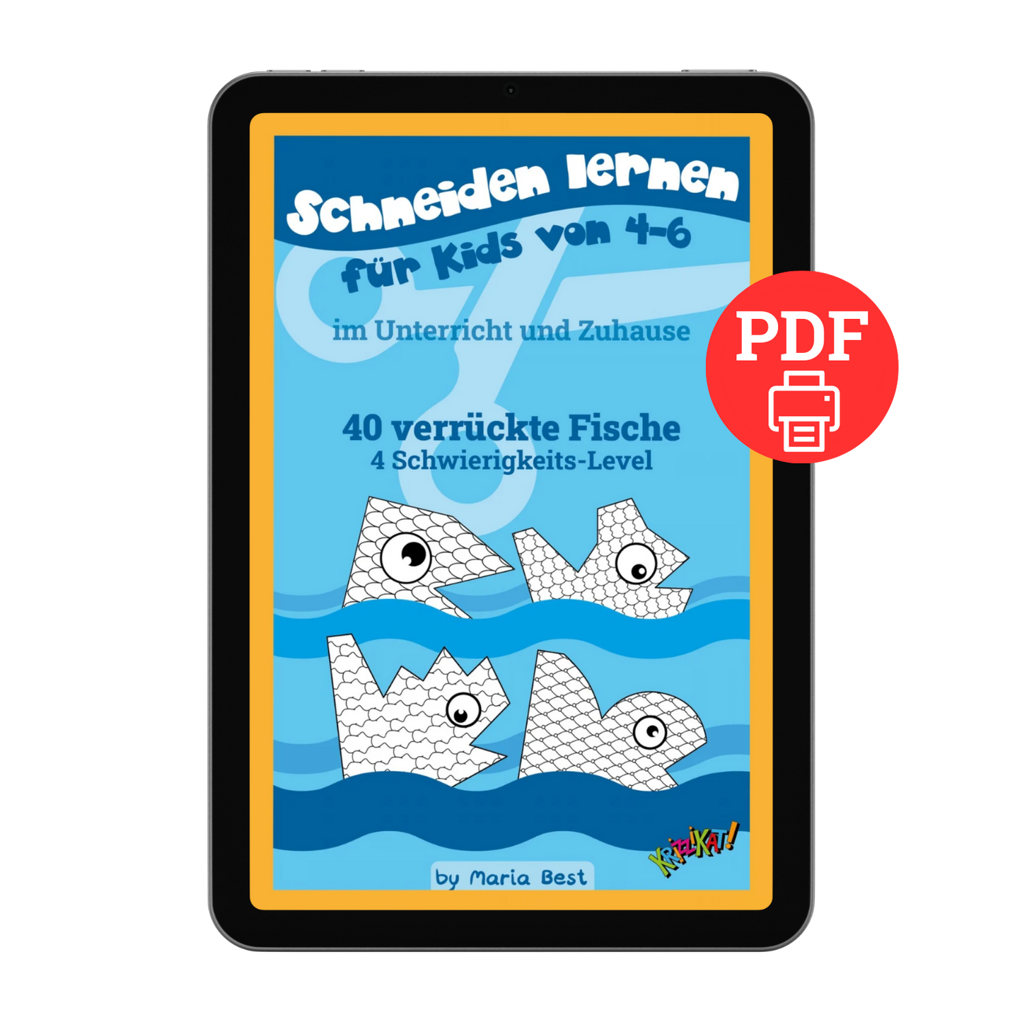 01 "Schneiden lernen für Kids von 4-6" im Unterricht und Zuhause | Digital Download |  Drucke das PDF so oft Du willst!