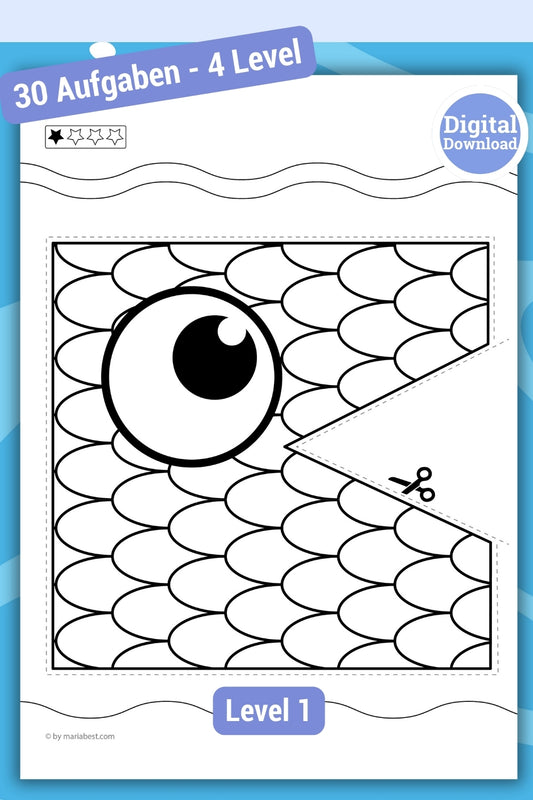 01 Vorlagen für Schneidetraining | PDF Download | Fun mit Fischen